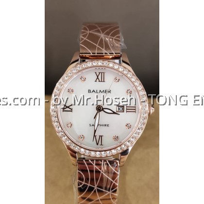 Balmer 32mm Elegant MOP Women's Quartz Watch 8175L RG-1